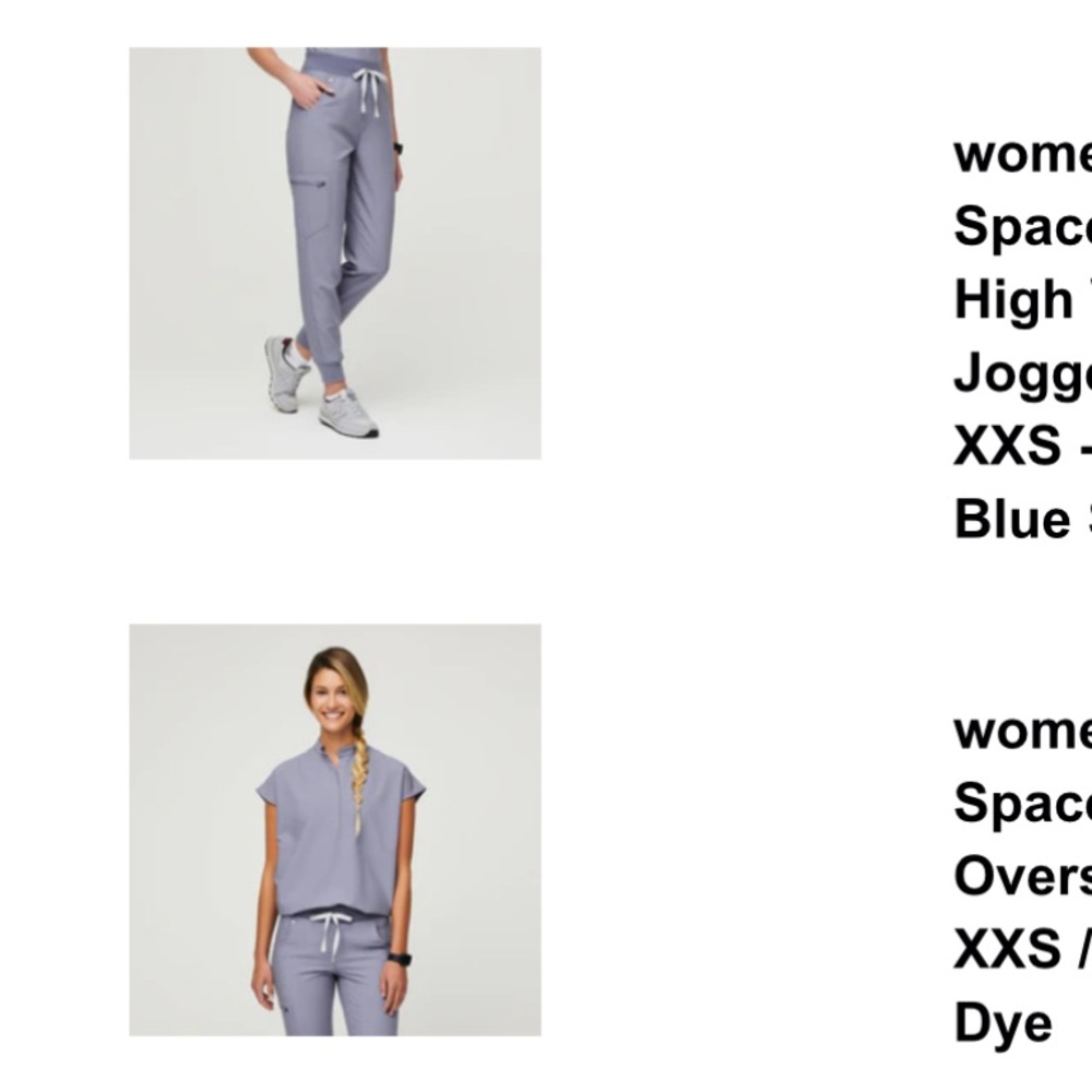 FIGS SET Vapor Blue Space